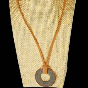 Cord Medallion Necklace Sunglasses Lanyard Countyside Organic Design Westerncore